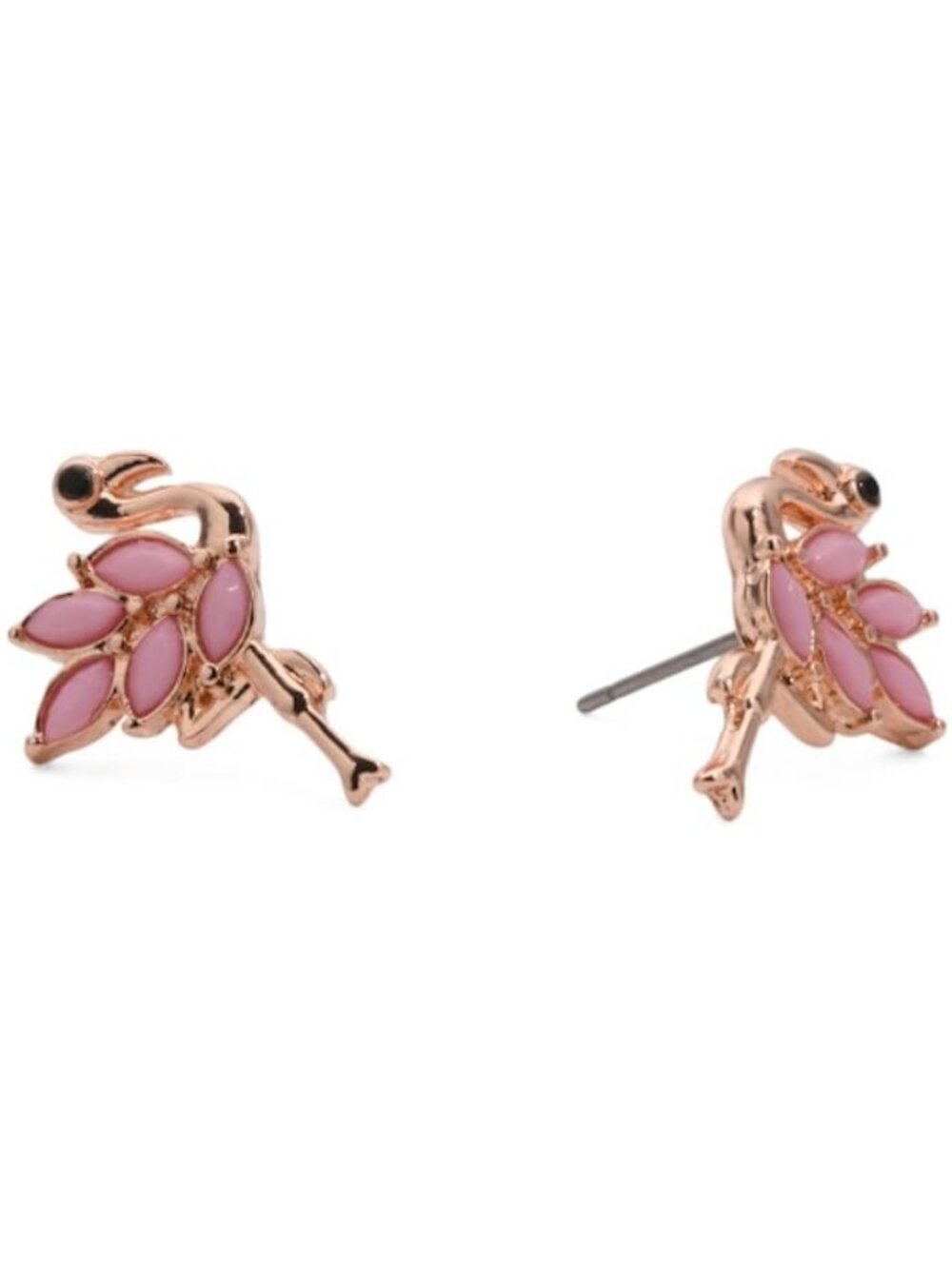 Betsey Johnson Flamingo Stud Earrings